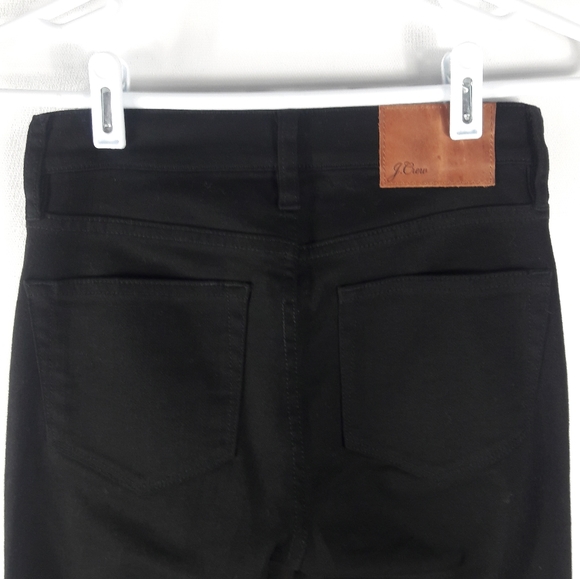 { J.Crew } High Rise Skinny Jeans. Premium Black Stretch Denim. Size 24 - Picture 7 of 8